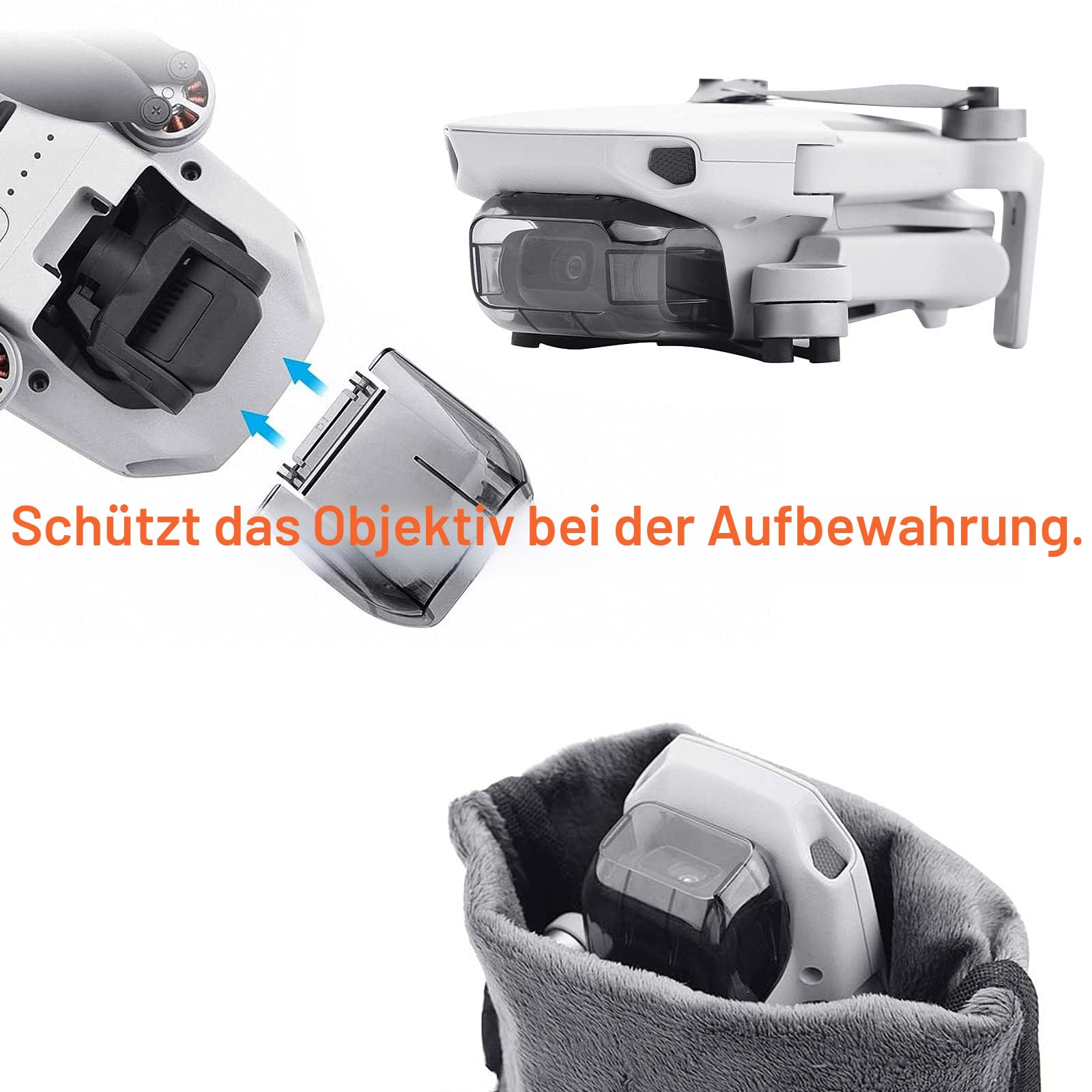 Propeller für DJI Mini 4K/2/SE/2 SE Drohnen Propellerschutz Landegestell Propellerhalterschutz Gimbal Abdeckung Insgesamt 24 Stück Zubehoer für DJI Mini 4K 2 SE Drohnen Zubehör Set