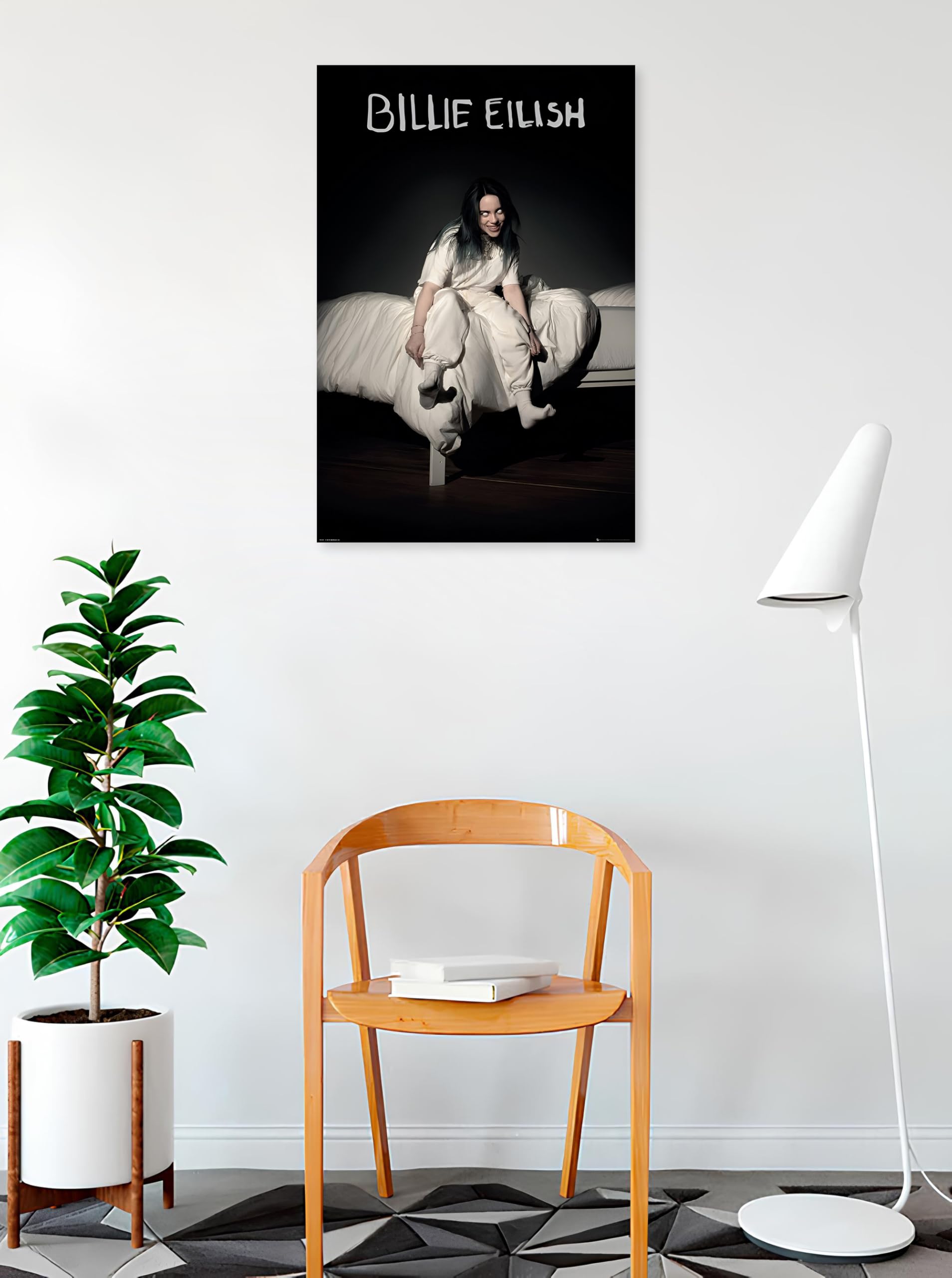 Billie Eilish Poster Print Wall Art Singer When We All Fall Asleep Where Do We Go