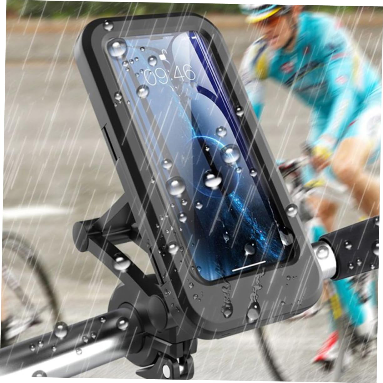 1pezzi Supporto Smartphone Per Bicicletta e Supporto Per Navigazione Con Rotazione Montaggio Facile Su Manubrio Compatibile Con Tutti Gli Smartphone