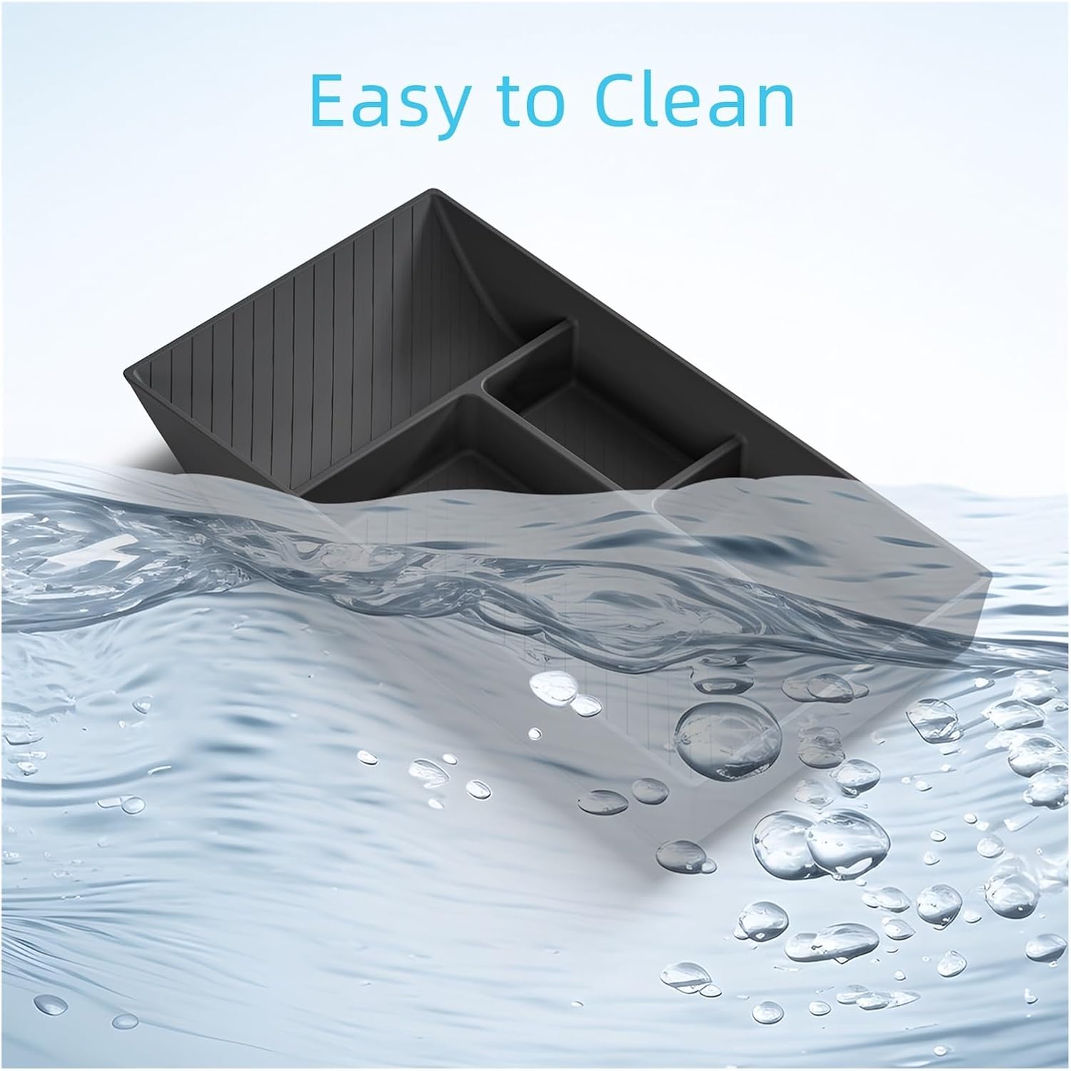 Car Tray Organizer Accessories Tidying Black Compatible with Tesla Model Y Launch 2025 Juniper Center Console Lower Storage Box(Grey)