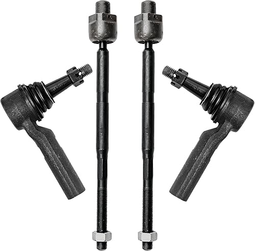 Detroit Axle - 4 barras de acoplamiento delanteras para Chevrolet Camaro 2010-2015 2011 2012 2013 2014 Reemplazo completo de barras de acoplamiento