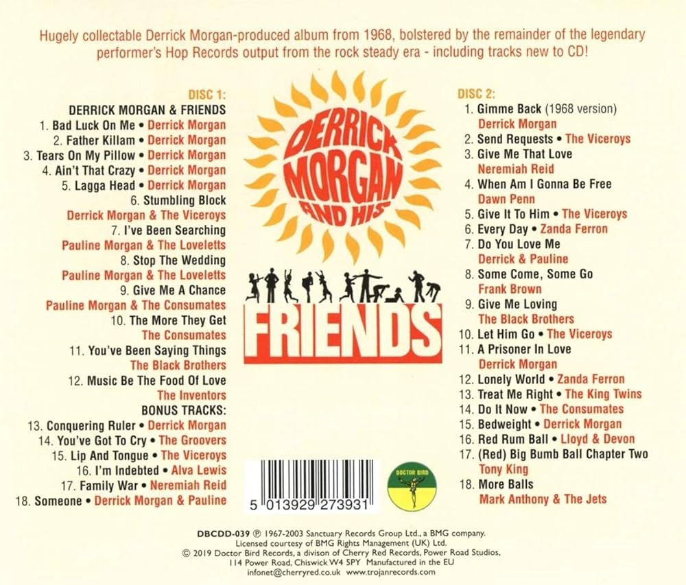 VARIOUS ARTISTS - Derrick Morgan & His Friends: Expanded