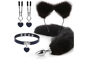 4PCS Butt Plugs Set with Tail - Enhance your Intimate Play