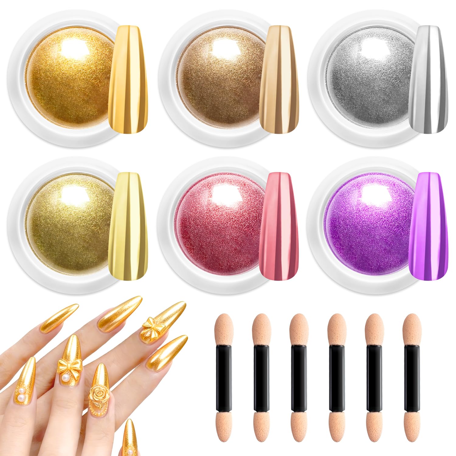 Purple Gold Silver