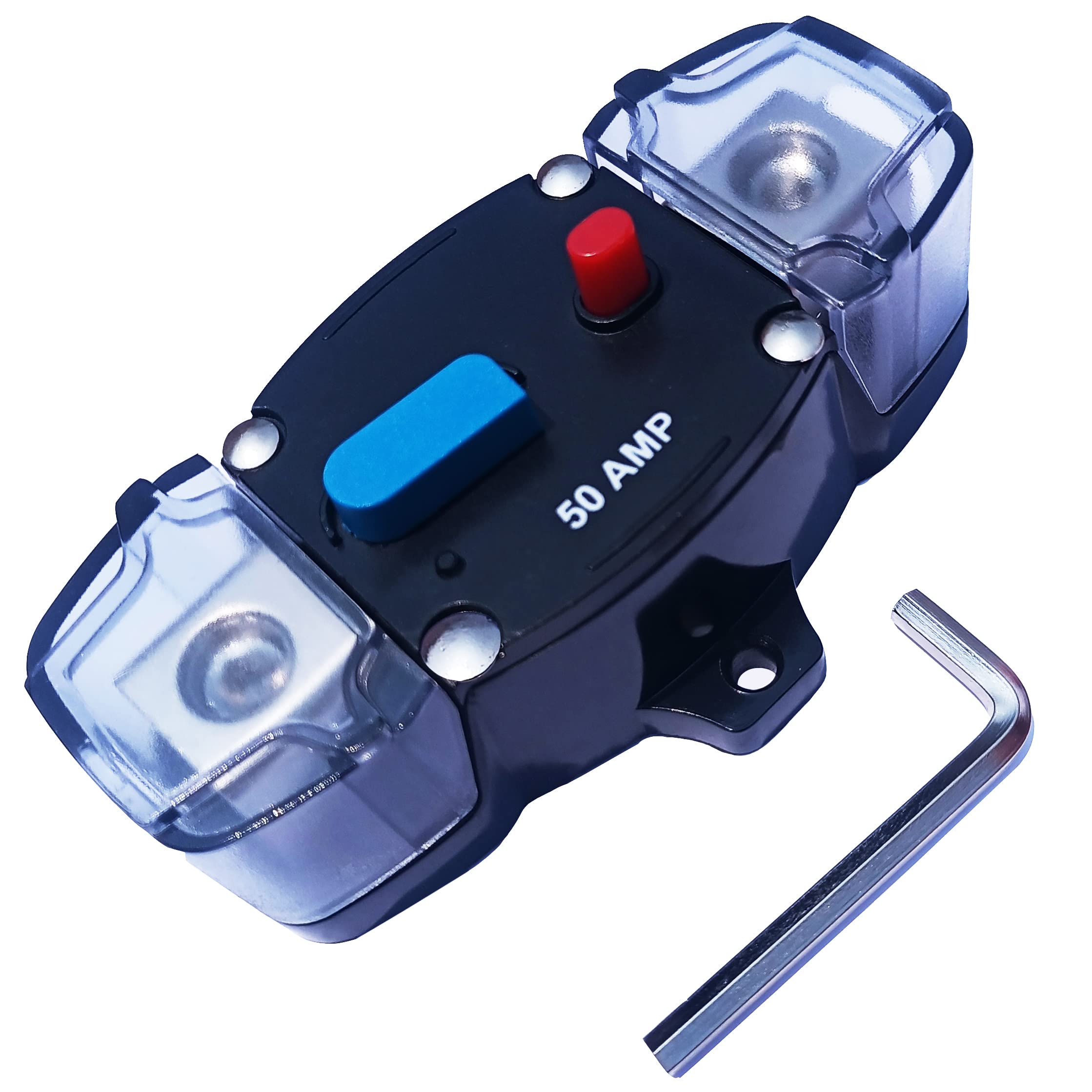 Buy 50 Amp Circuit Breaker, 08 Gauge Trolling Motor Car Stereo Audio