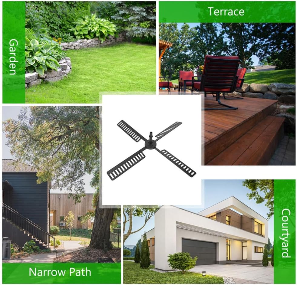 POPETPOP 4 Sets Versatile Garden Windmill Ornament Plastic Windmill Part for Blades Rotating Garden Lighthouse