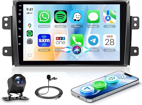 Rimoody Linux System Car Stereo for Suzuki SX4 Radio 2006-2013 Carplay