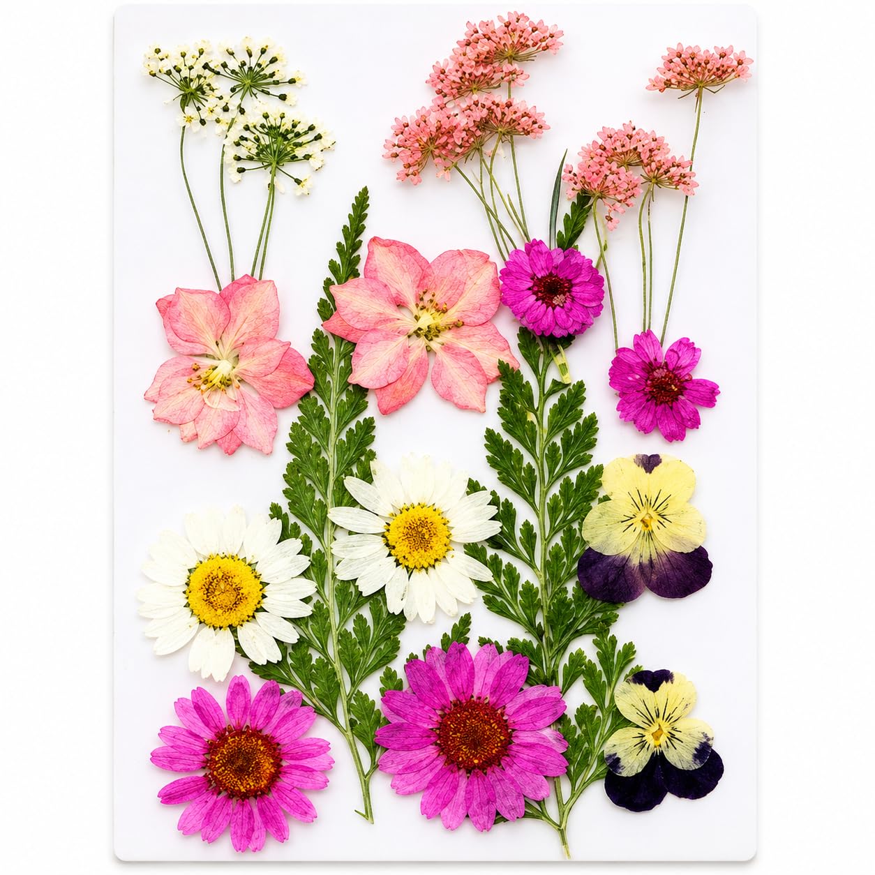 Yunmeryker Papierschöpfrahmen 15x18cm, Papier Schöpfen Set mit Blüten, Kreativset für handgeschöpftes Papier, 18-teiliges Starterkit für Bastler, Hellrosa Blüten, rose