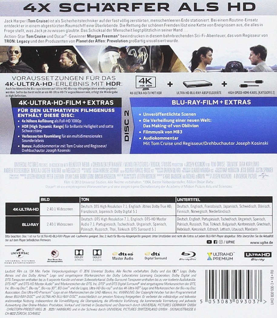 Oblivion (4K Ultra HD) (+ Blu-ray)