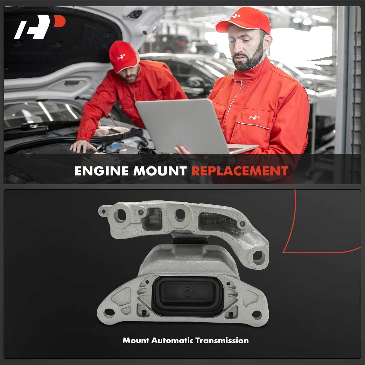 A-Premium Transmission Mount Compatible with Honda Accord 2018 2019 2020 2021 2022, 2.0L, Automatic Transmission