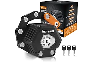 IcoCopro Folding Bike Lock: High-Security, Ultra-Compact Bicycle Protection