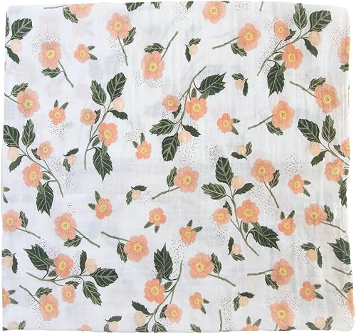 Miniatura 5 de Red Rovr Manta para envolver 100% algodón orgánico certificado, manta de recepción para recién nacido, envoltura para bebé, niño, niña, unisex,