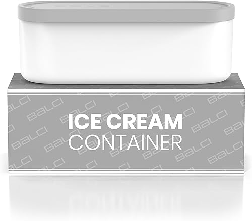 Miniatura 7 de BALCI - Recipiente para helados - 2 cuartos de galón - Almacenamiento reutilizable perfecto para congeladores caseros para sorbete, yogur congelado