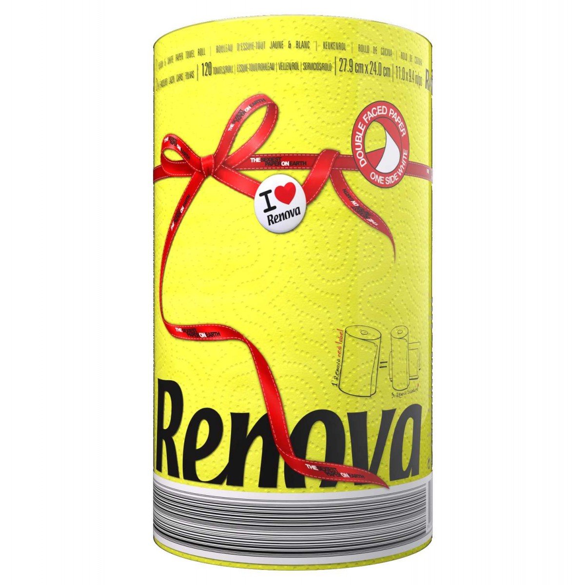Renova Paper Kitchen Roll - 2 Ply,Yellow Paper Towels,Double Faced Paper With One Side White,First Time In INDIA-picture-20