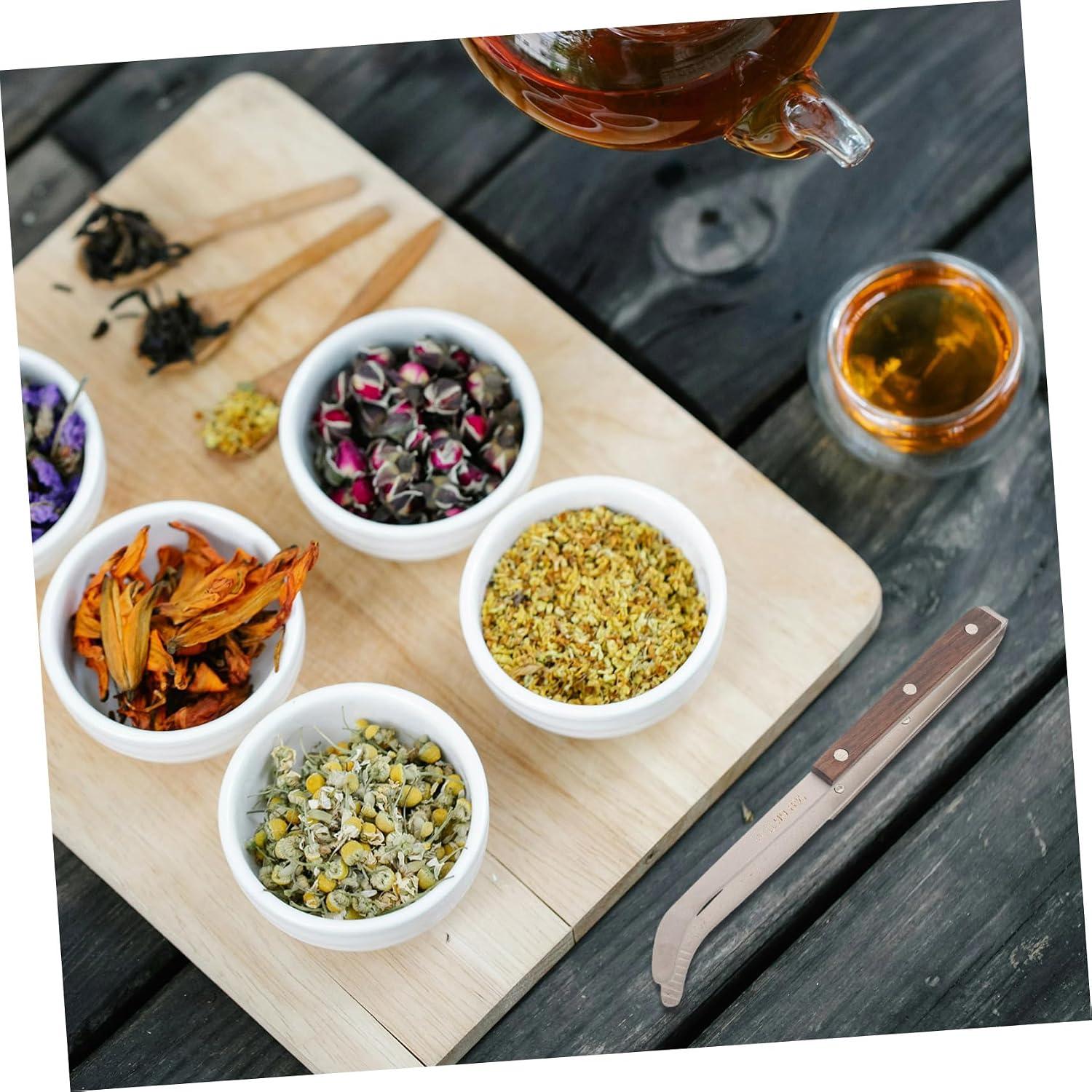SOLUSTRE Small Tea Tongs Non- Grip Scald Bowl Holder Clip for Kitchen Use Versatile Tea Bag Clamps for Parties Food Desserts and Appetizers