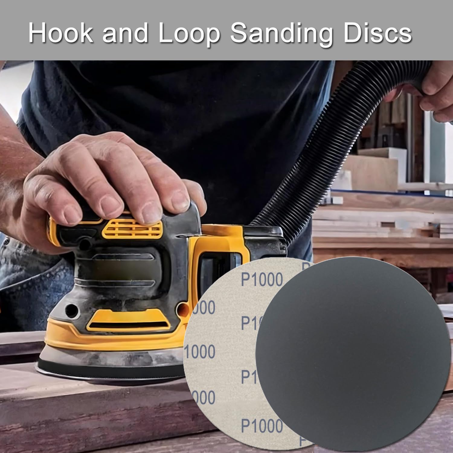 6" Wet Dry Sanding Discs - 50 Pcs Mixed Grits -7