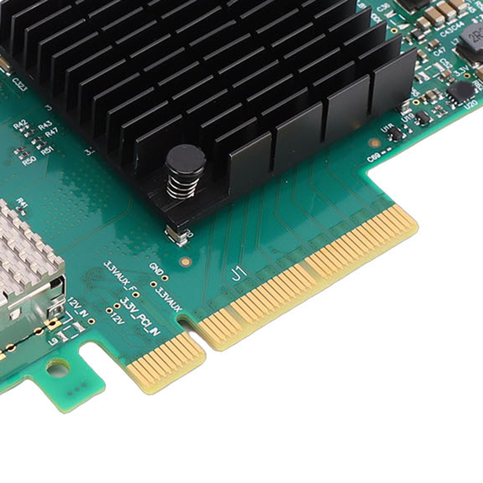 XUMIUZIY Scheda di Rete per Server a Doppia Porta, Adattatore di Rete Ad Alta velocità da 10 Gbps 25 Gbps con Tecnologia RDMA a Bassa Latenza, per Data Center WinOS VMware