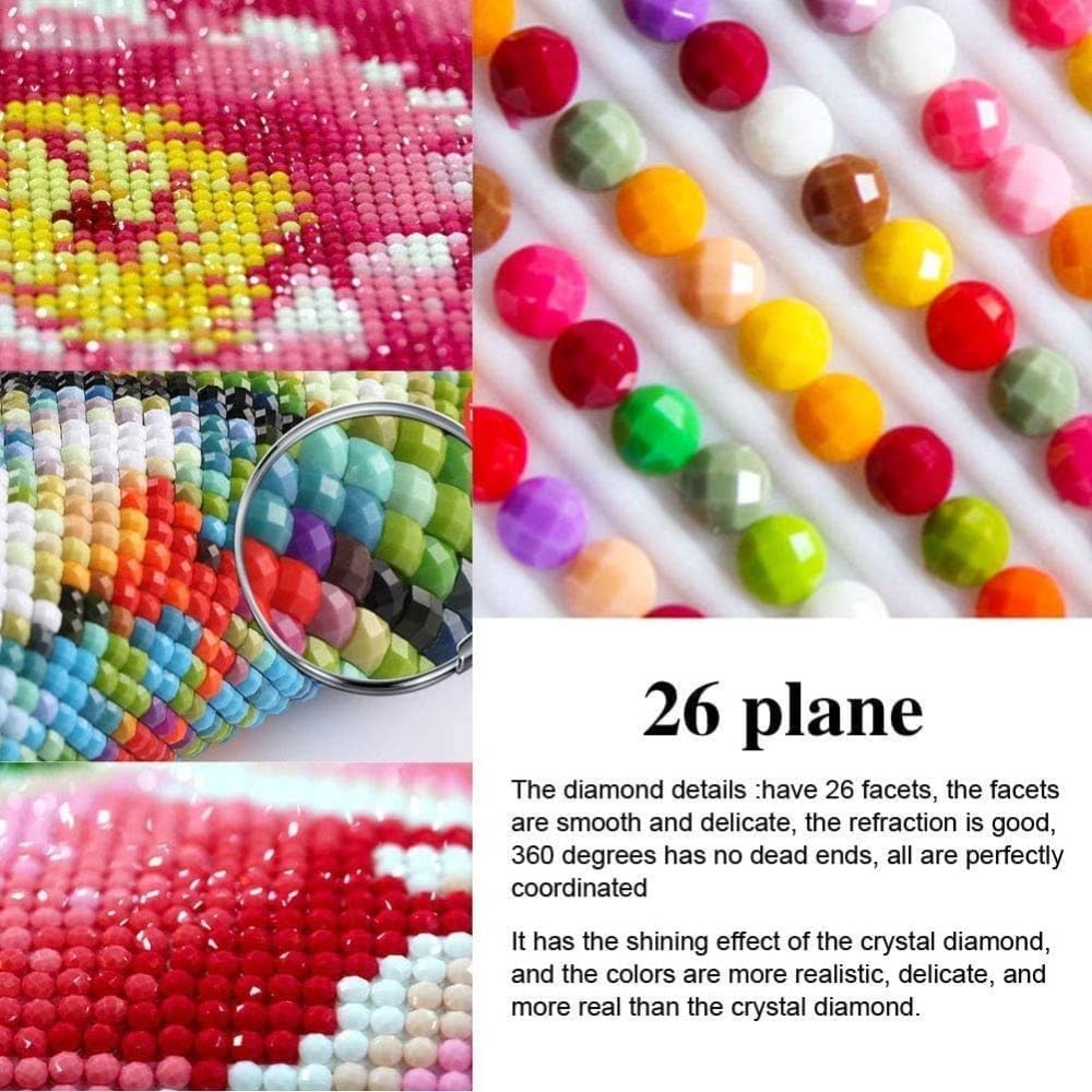 Diana Princess Diamond Painting Set Diamond Art DIY Art Painting Wall Decoration Gift, Adult DIY Painting Digital Painting Set Mosaic Making (24x36 in)