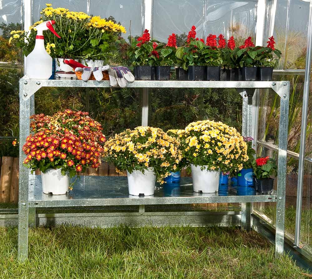 Palram Canopia Pflanztisch und Pflanzregal für Gewächshäuser