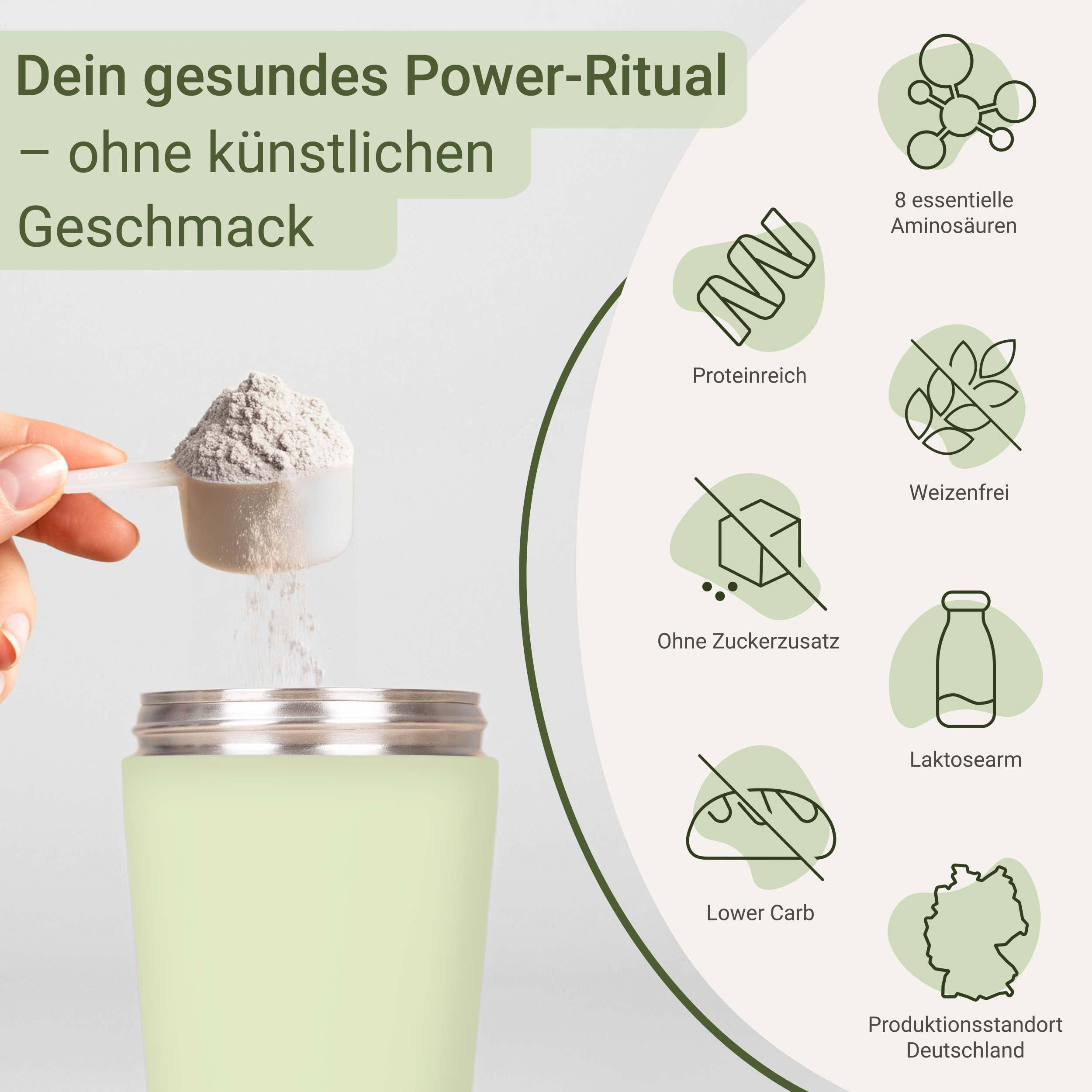 for you Power Eiweiß Vanille 750 g – Mehrkomponenten Eiweißpulver nach Dr. Strunz mit L-Carnitin | Protein Pulver aus Molke, Soja, Milch & Ei | Sehr gut löslich