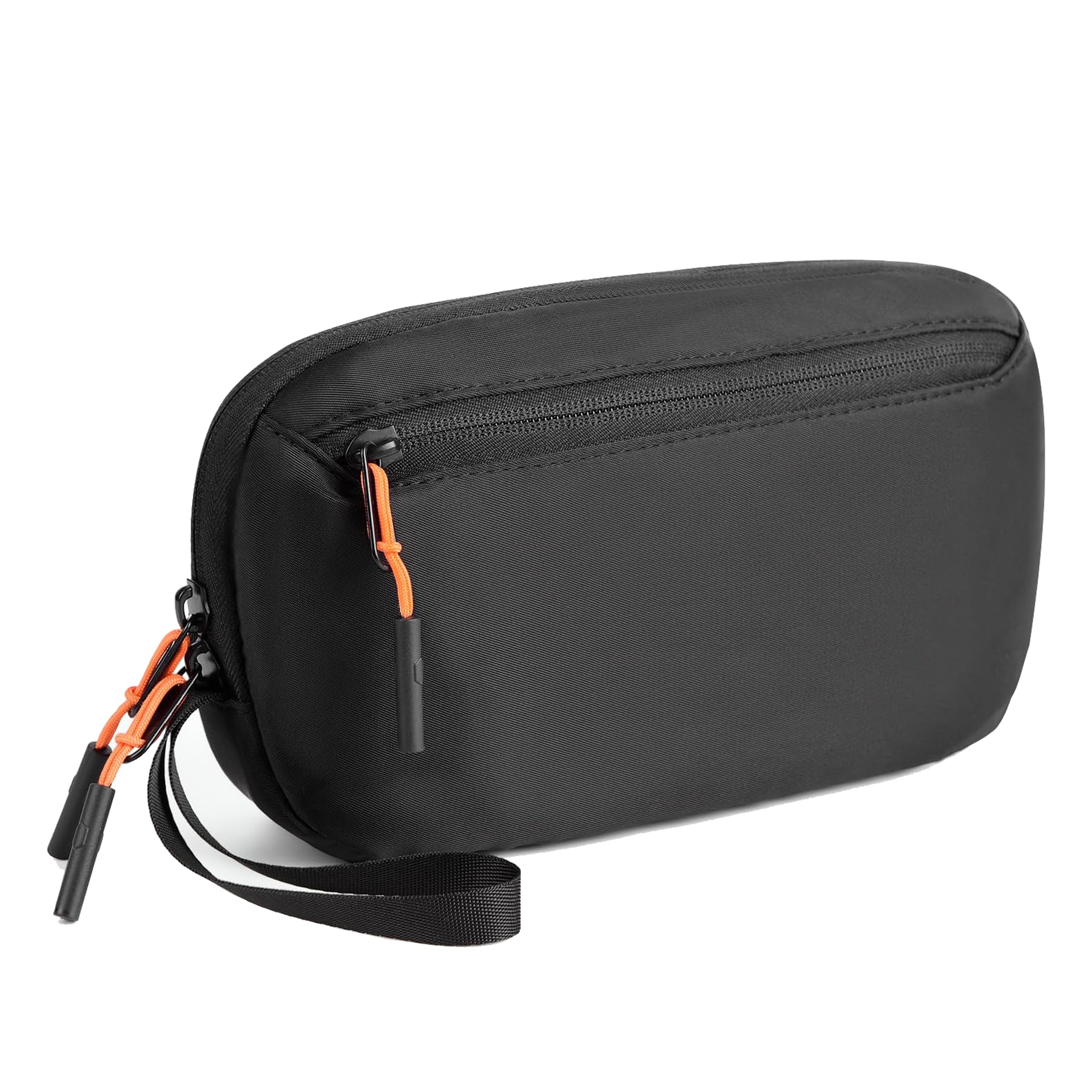 Travel Cable Organizer, Charger Organizer Pouch Case, Electronics Organizer Travel Case, Portable Waterproof Double Layers All-in-One Storage Bag for Cord, Charger, Phone, Earphone, Power Bank, Black
