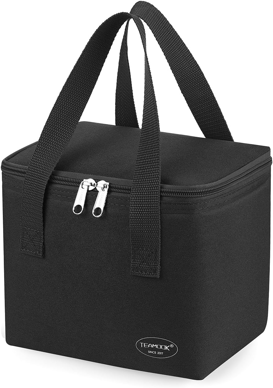 TEAMOOK Small Cool Bag Leakproof Waterproof Soft Insulated Lunch Bag