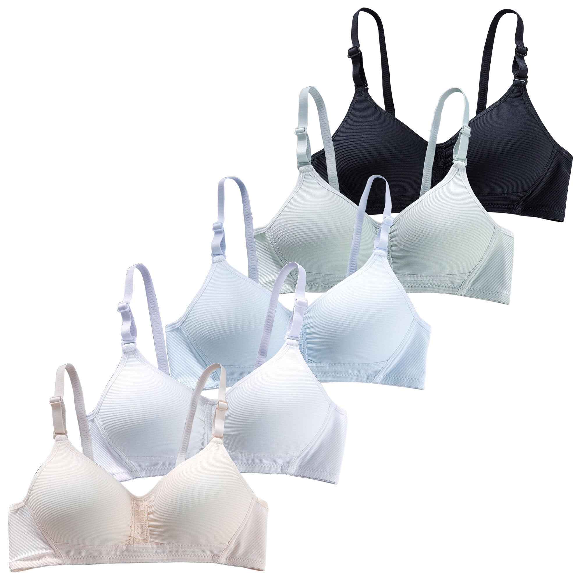 Cotone Elastan Traspirante Reggiseno Senza Ferretto Happy Cherry