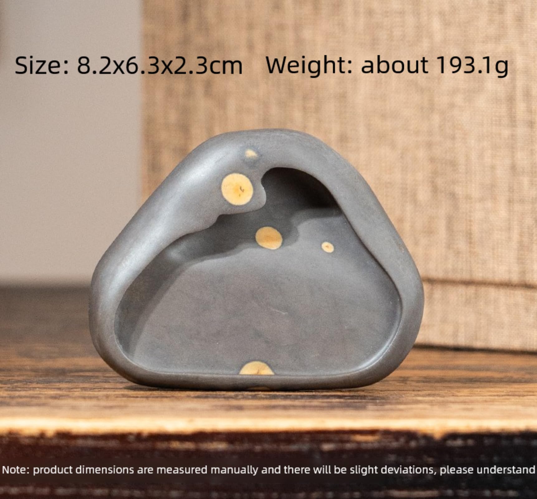 Inkstone - Pennello per calligrafia, 8,2 cm, decorazione da tavolo Inkstone