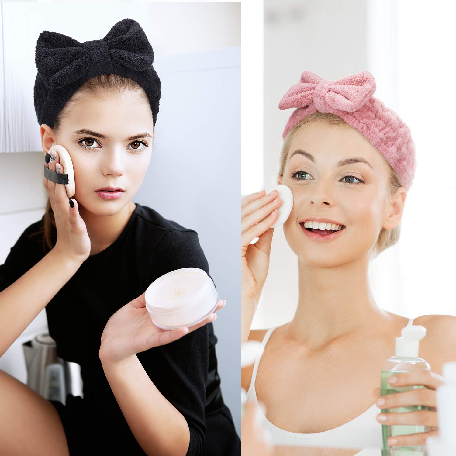 Araluky Diadema De Spa Para Mujer, Para Lavar La Cara, Maquillaje, Diadema De Esponja Hinchada Diademas Para El Cuidado De La Piel Para Mujeres Y