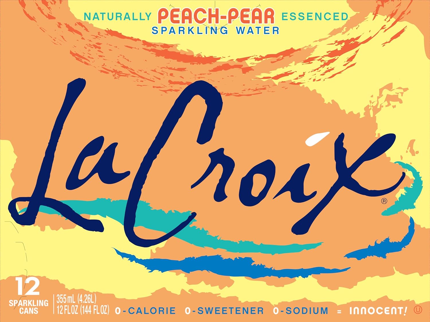 LaCroix Sparkling Water, Peach-Pear | 12 Fl Oz | Pack of 24