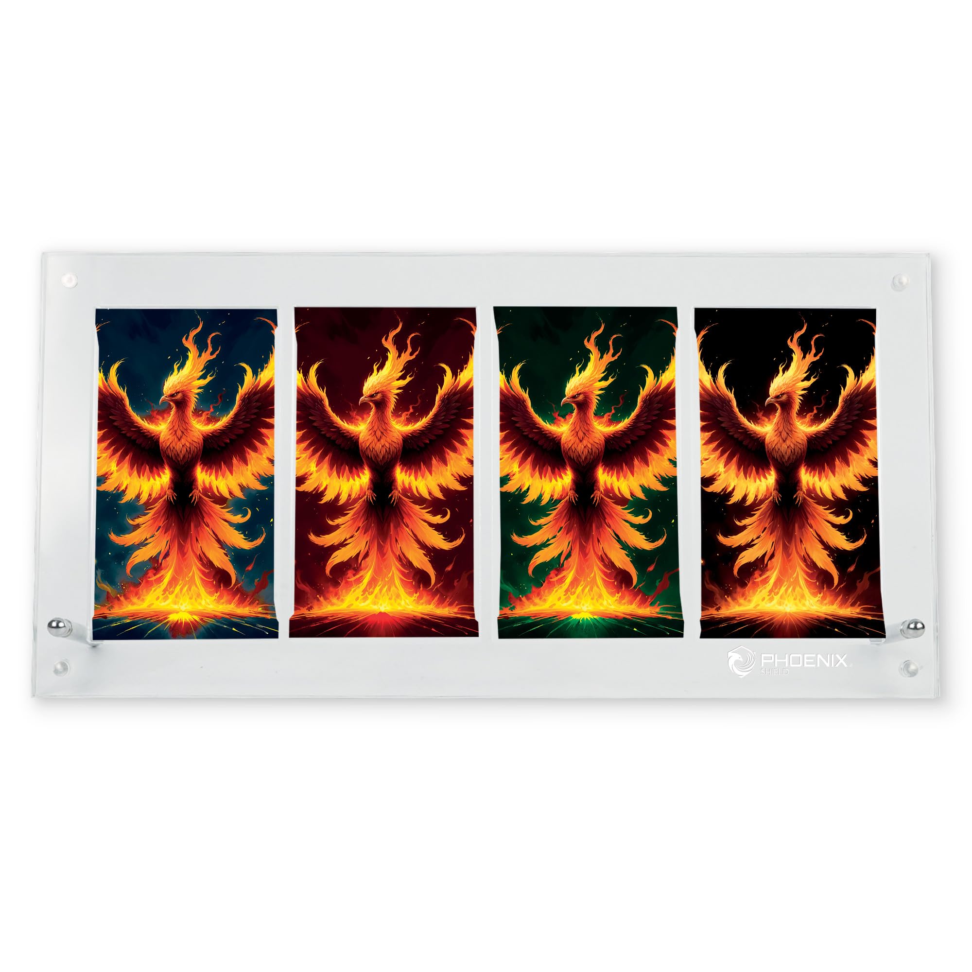 Protéger Boosters Contre Poussière : Présentoir Acrylique Transparent PHOENIX SHIELD - 8