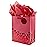 Hallmark 13 Large Gift Bag with Tissue Paper (Red Foil Dots) for Christmas, Father\'s Day, Birthdays, Graduations, Valentines Day, Sweetest Day or Any Occasion