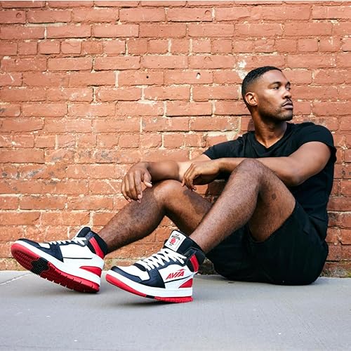 Miniatura 2 de Avia 821 - Tenis altos para hombre, para interiores o exteriores, zapatos de baloncesto para hombre, tallas 7 a 16, zapatos retro de caña alta para