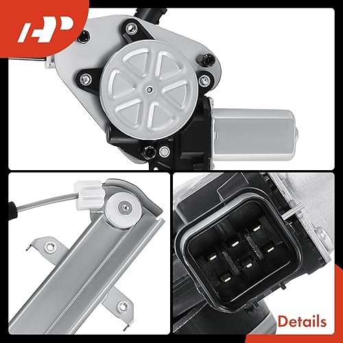 Miniatura 8 de A-Premium Elevalunas eléctrico con motor compatible con Legacy Outback 2010-2014 lado del conductor delantero sin función antipellizcos