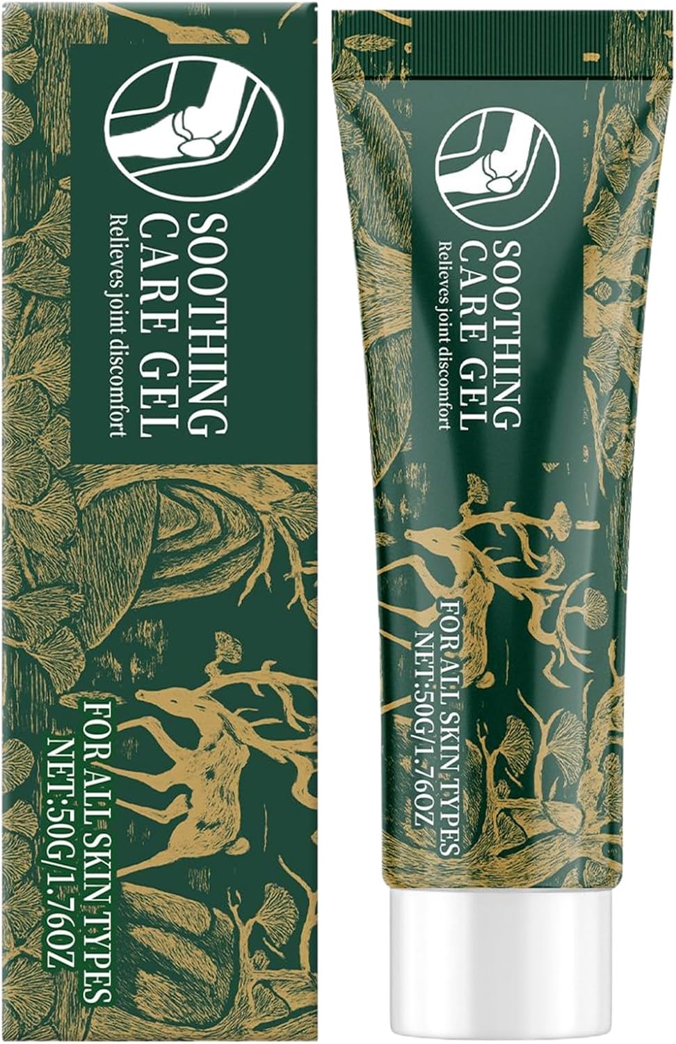 Joint Gel, Supports Daily Activity, 50g, Soothing Massage Gel Cream, Elderly Adult Joint Reliever, Quick Absorbing Formula, for Knees, Back, Lumbar, Neck