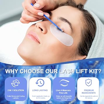 Lash Lift Kit, Eyelash Lift Kit, Eyelash Perm Kit for Natural Curling
