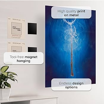 Amazon.com: Displate Metal Poster Harry Potter - Wizarding