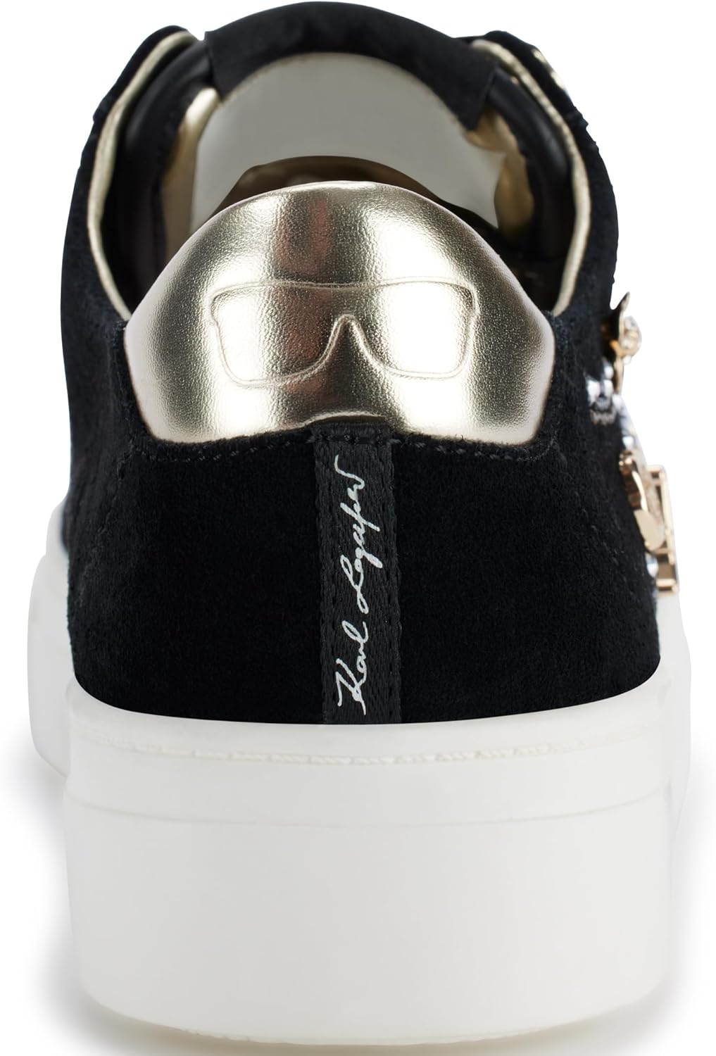 Karl Lagerfeld Womens Cate Sayings Everyday Lace Up Sneaker - Image 2