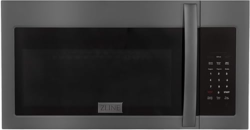 Zline - Horno de microondas (acero inoxidable), color negro