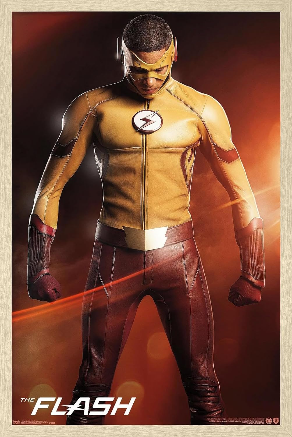 Trends International DC Comics TV - The Flash - Kid Flash Wall Poster, 22.375" x 34", Premium Poster & Mount Bundle