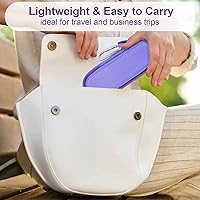 Vista 9 de co2CREA Estuche rígido y cabezal de repuesto compatible con Finishing Touch Flawless Facial Removedor de vello facial eléctrico para mujeres