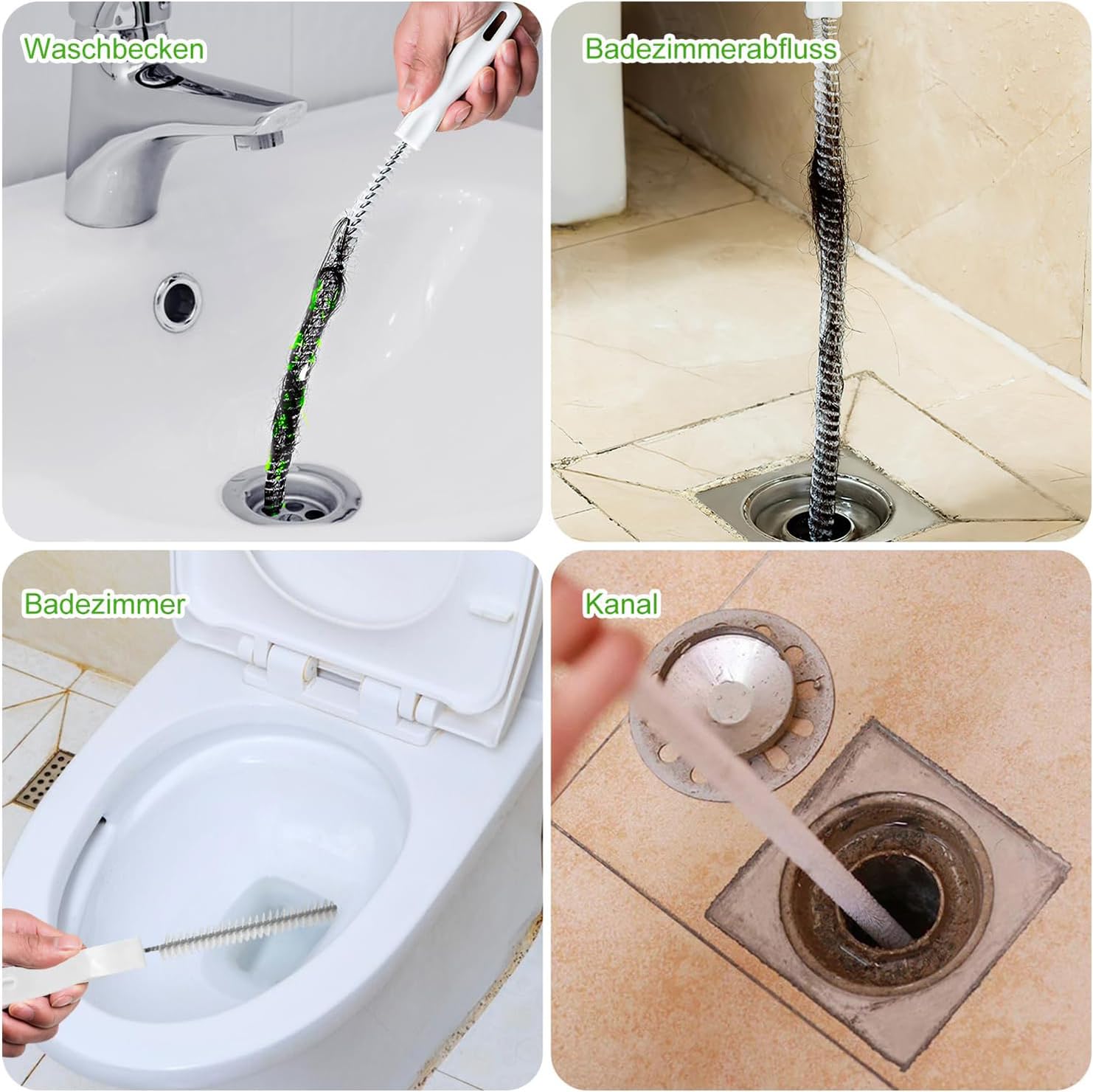 ACOMTUO Brosse Salle De Bain Nettoyage, 13 Pièces Brosse De