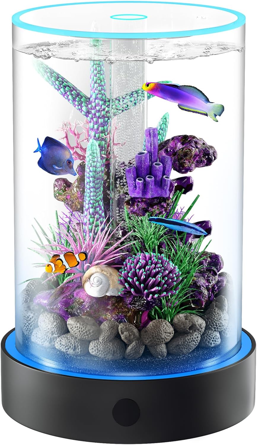 Small Fish Tank Starter Kits Lemazy Betta Fish Tank Kit