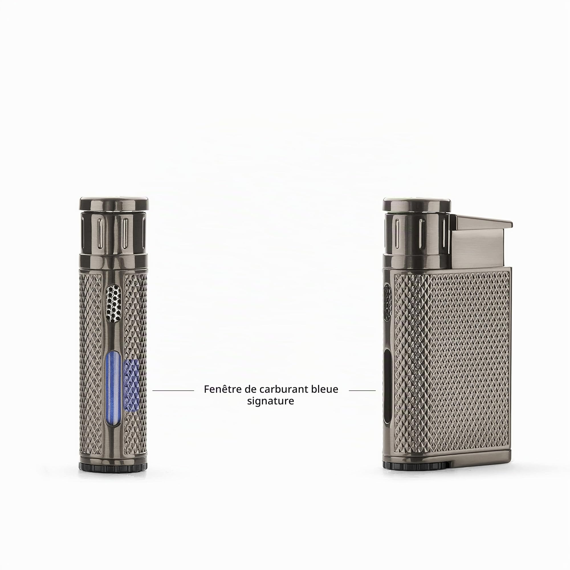 Briquet Colibri Evo Jet Flame | Allume-Cigare et Cigarettes | Résistant au Vent | Fonctionne avec du Butane (Non Inclus) | Coffret Cadeau élégant | Garantie de Deux Ans