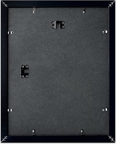 Miniatura 4 de Marcos de fotos colgantes de 11 x 14 pulgadas para pared con plexiglás y doble colgador de montaje para formatos horizontales y verticales, juego de