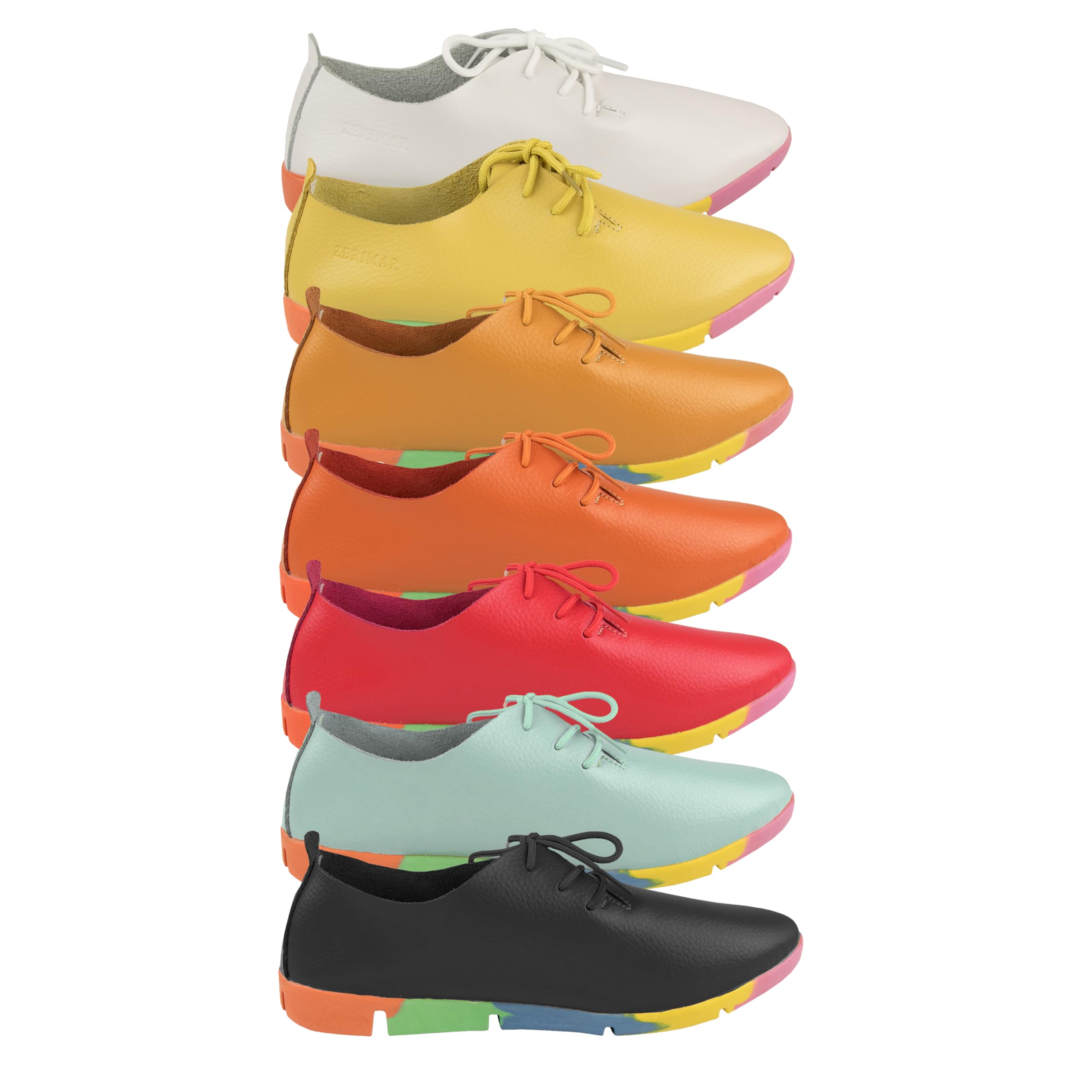 Zerimar Chaussures habillées Confortables pour Femmes - Mocassins Femmes en Cuir - Ballerines Femmes pour l'été - Chaussures d'été pour Femmes - Mocassins Femmes en Cuir - Chaussures Confortables