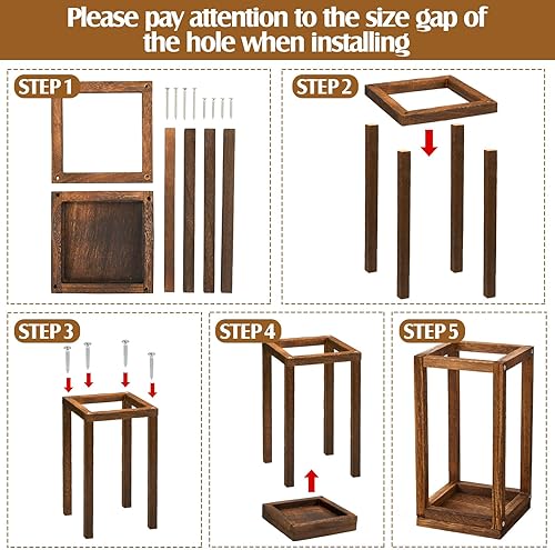 Miniatura 7 de Sabary 30 linternas de eucalipto para boda, centro de mesa, incluye portavelas de madera, sin pilas, velas, coronas de rosas para decoración de mesa