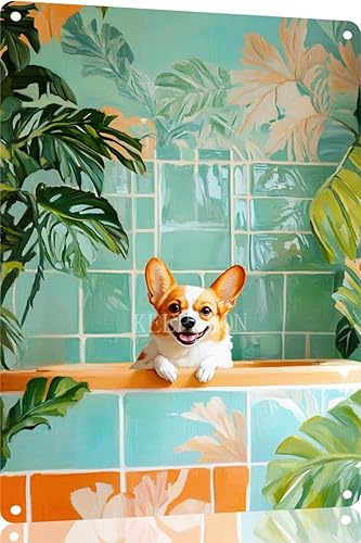 Miniatura 24 de Divertidos carteles de metal para decoración de baño y bañera, póster de metal retro para decoración de baño, bar, hogar, baño, decoración de pared,