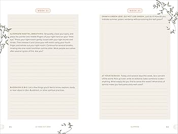 Amazon.com: A Year of Zen: A 52-Week Guided Journal (A Year