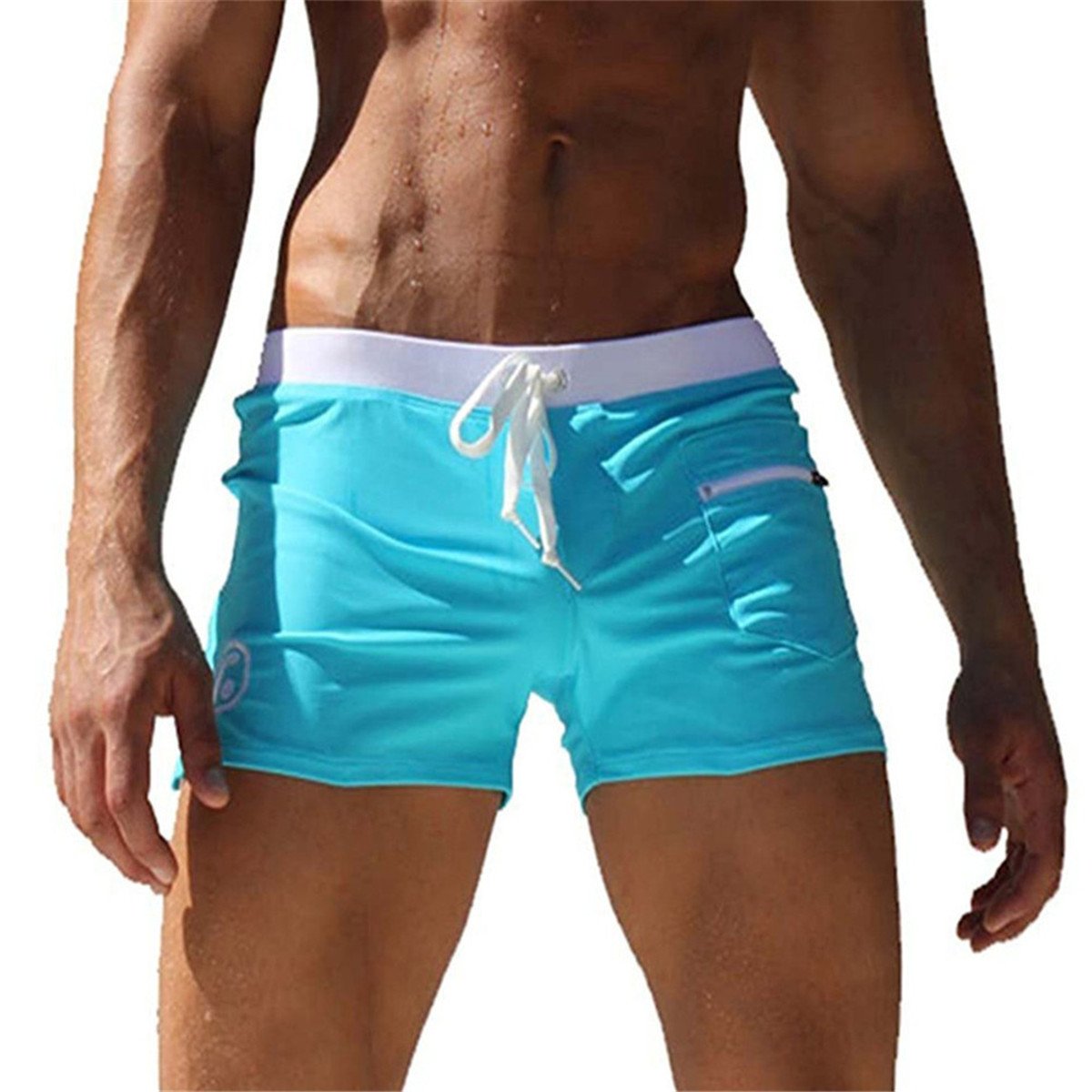 Men's Low Rise Swim Briefs Swimsuits Board Surf Shorts Trunks Bikini Bottom Swimwear-image-19